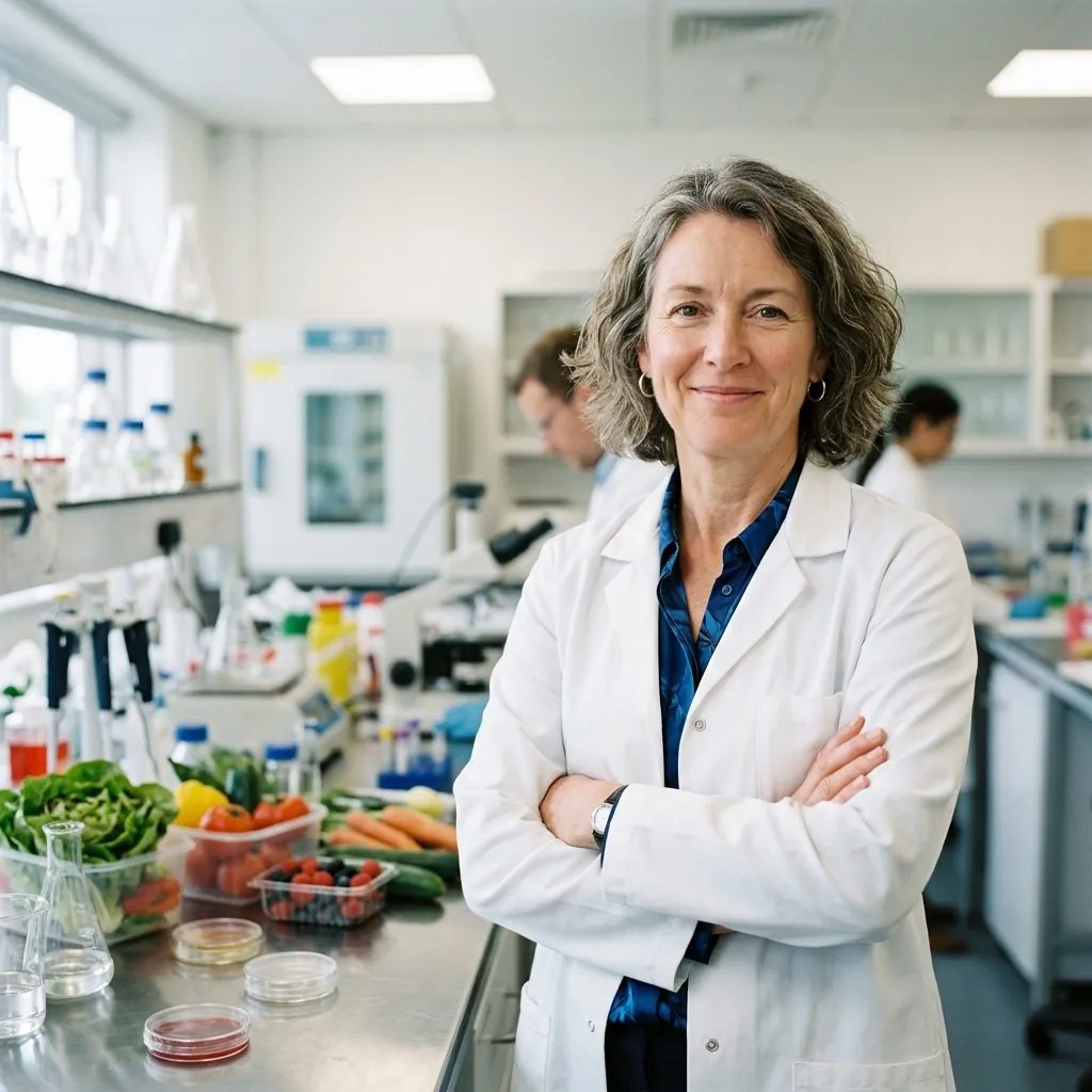 Portrait of Dr. Karen Osei, food-safety scientist